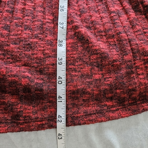 Torrid mini brushed soft red tiered skater dress Size 5X - Picture 11 of 16